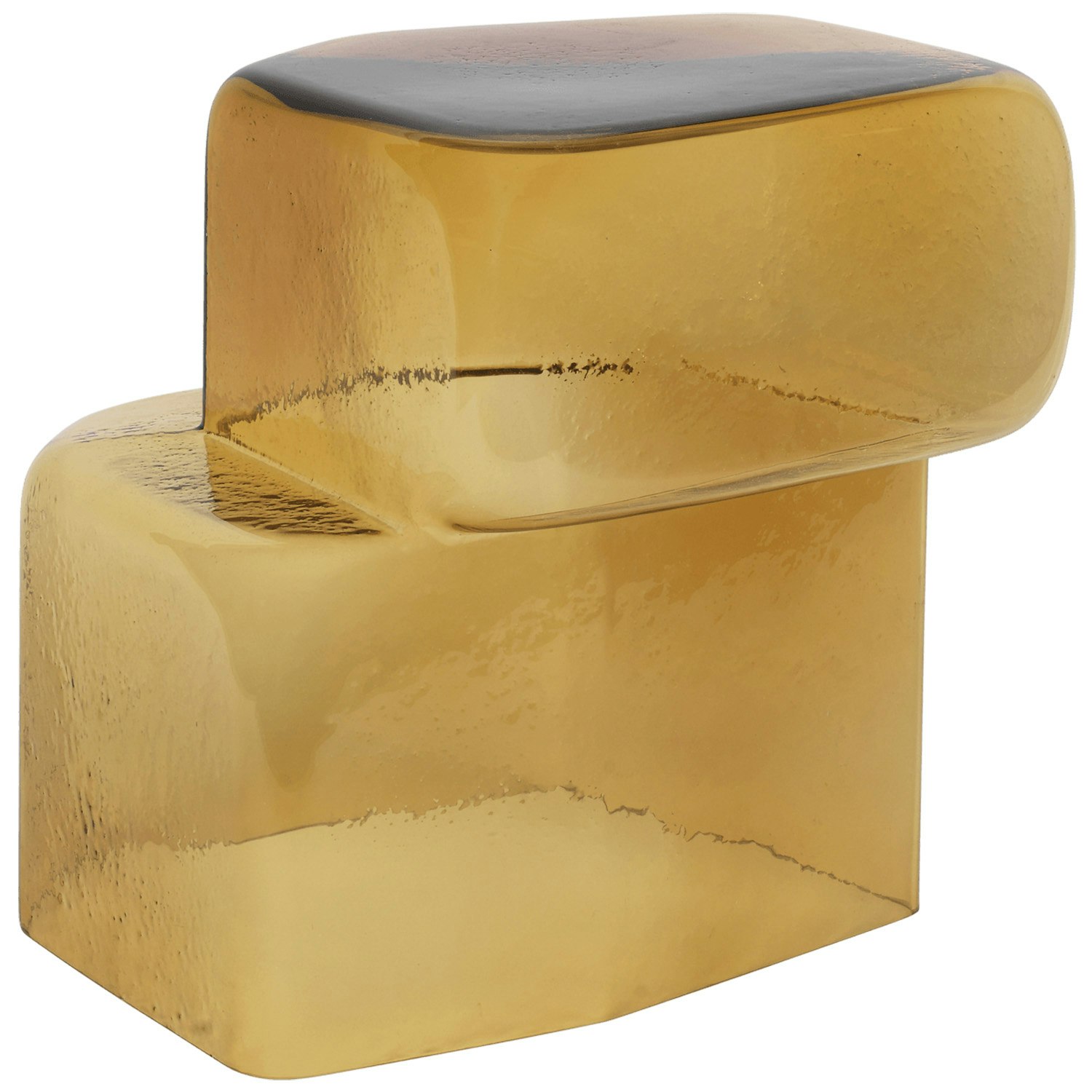 Ferm Living Oscil Skulptur Amber - Skulpturer Mundbl&aelig;st Glas Rav - 1104270986