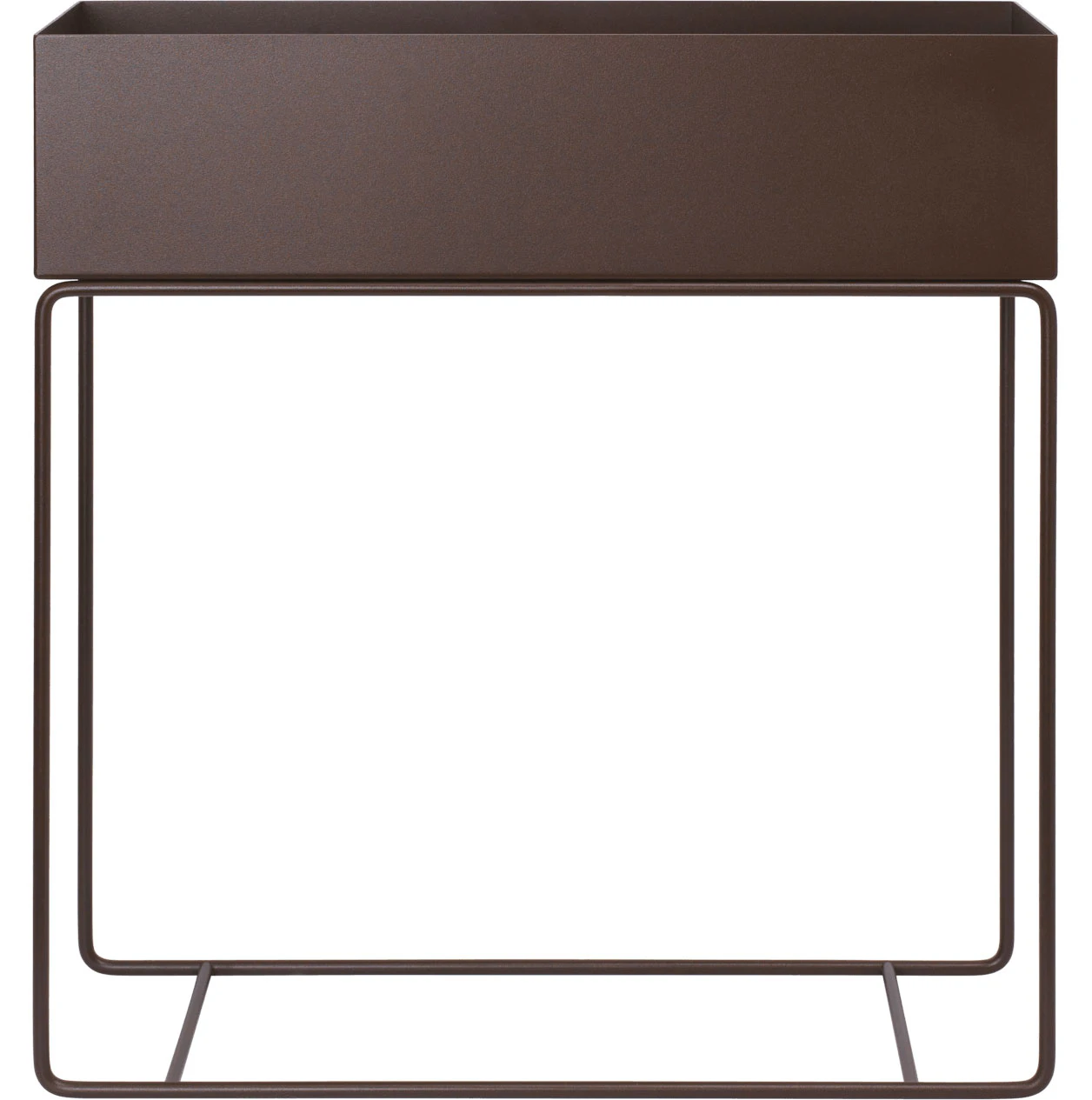 Ferm Living Plant Box Blomsterkasse 60x65 Cm - Krukker St&aring;l Dark Chocolate - 1104271239