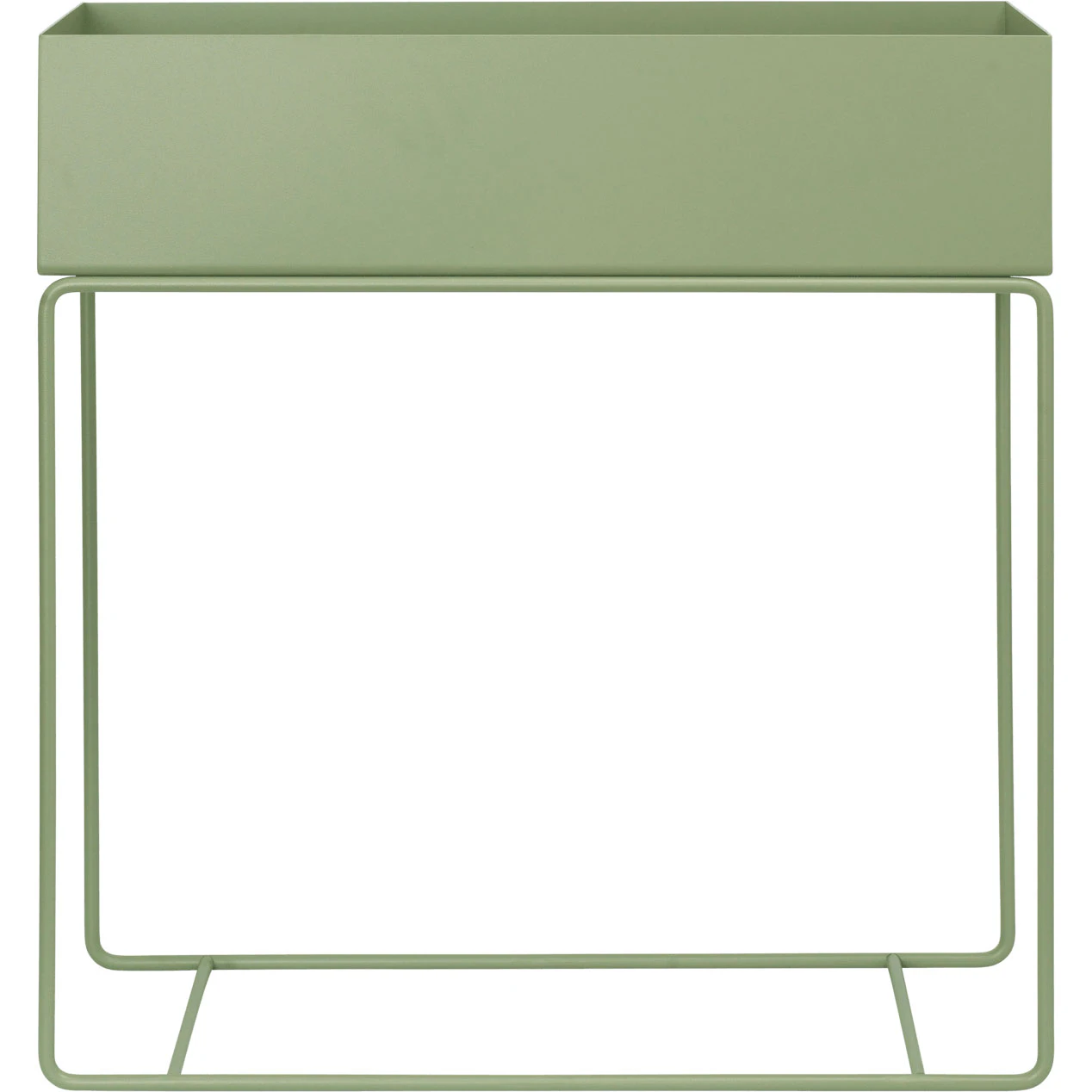 Ferm Living Plant Box Blomsterkasse 60x65 Cm - Krukker St&aring;l Tea Green - 1104271240