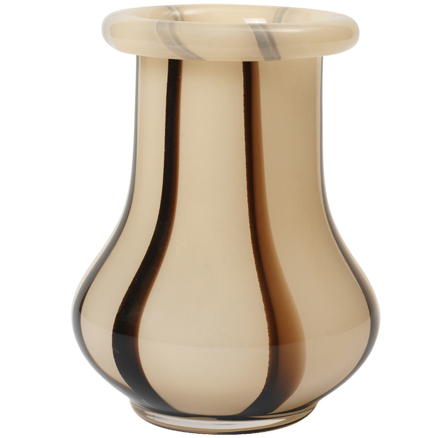 Ferm Living Riban Vase 15 Cm - Vaser Glas Cream - 1104268845