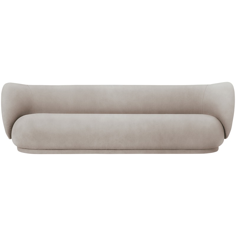 Rico Brushed 4-Personers Sofa, Sand