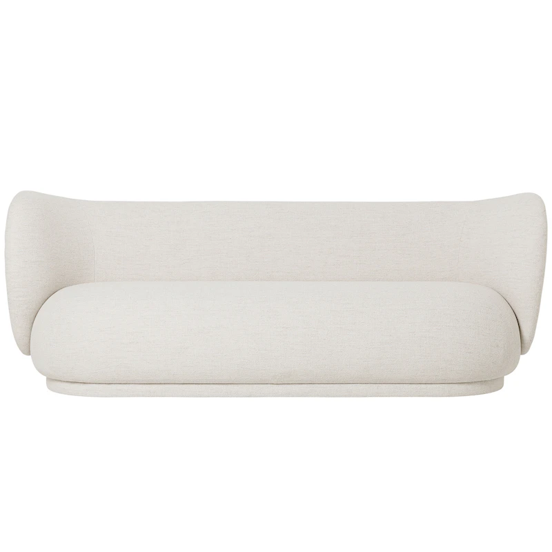 Rico Boucle 3-Personers Sofa, Offwhite