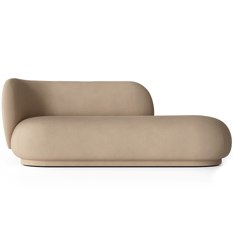 Rico Brushed Divan Venstre, Sand