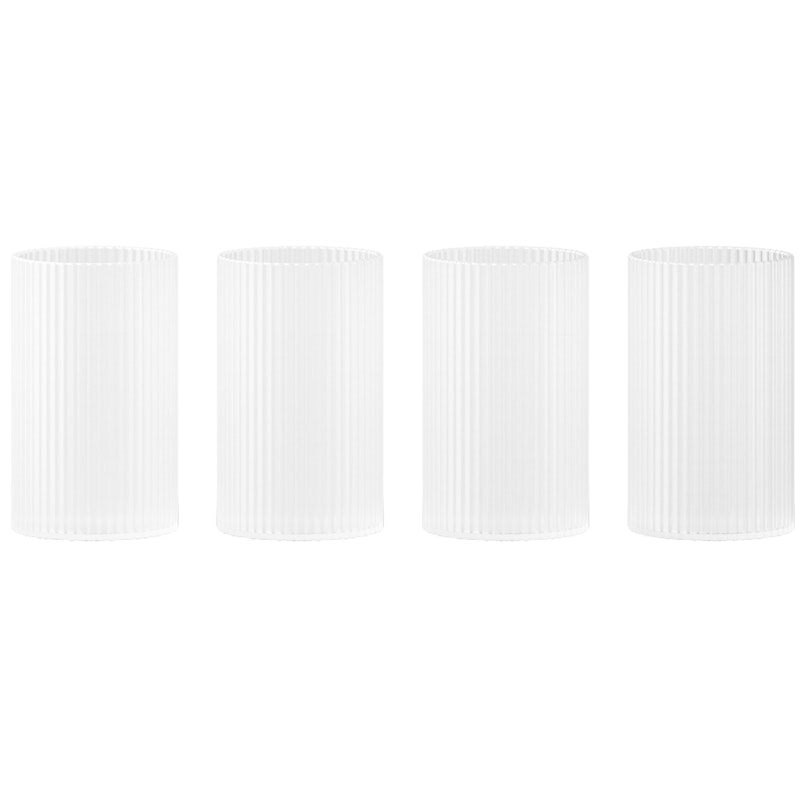 Ripple Drikkeglas 14 cl 4-pak, Frosted