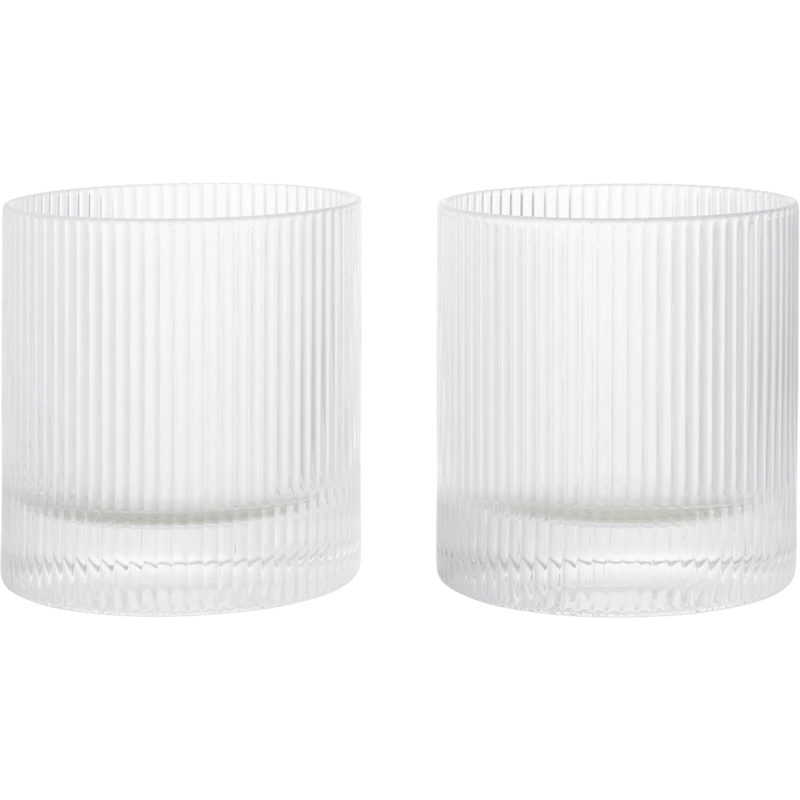 Ripple Drinksglas 2-pak, Klart