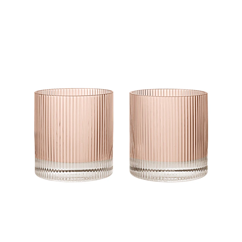 Ripple Drinksglas 2-pak, Blush