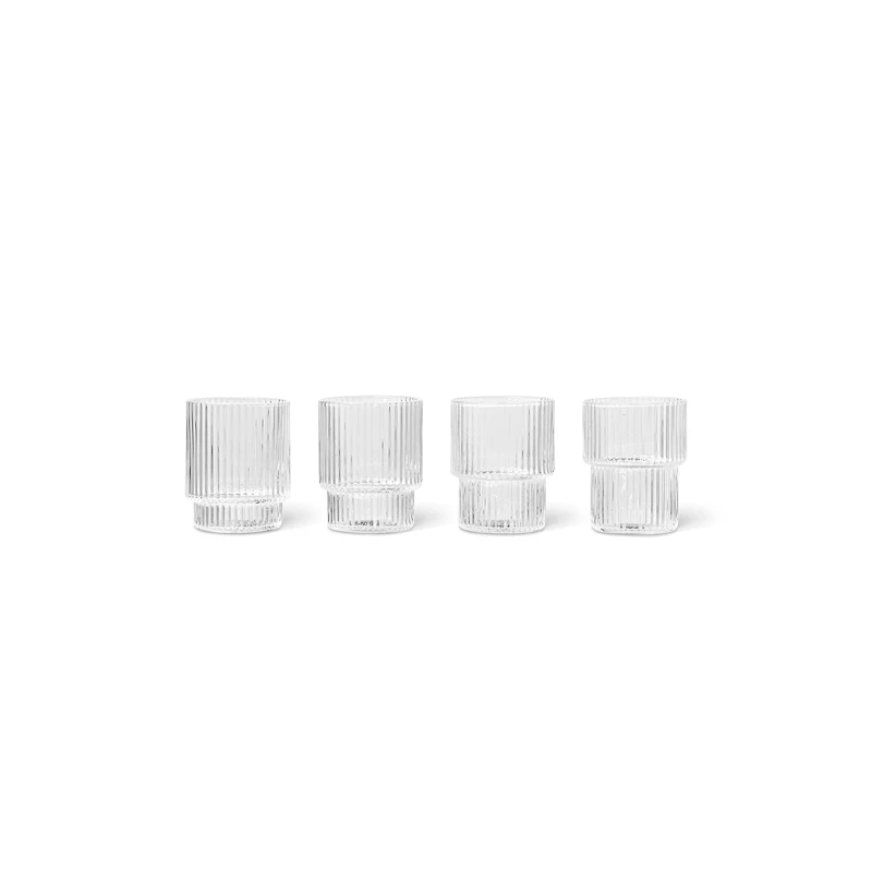 Ripple Glas Small 6 cl 4-pak, Klart