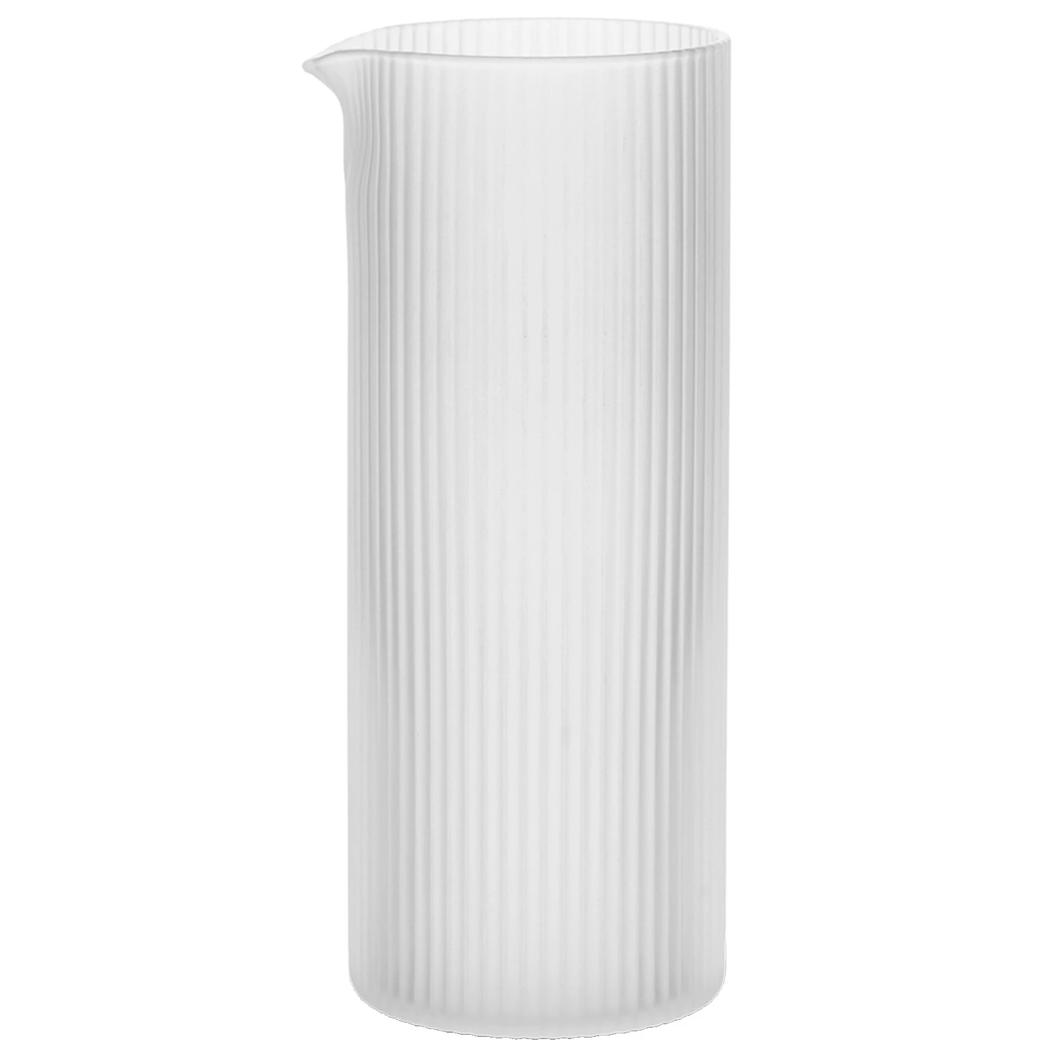 Ferm Living Ripple M&aelig;lkekande H16 Cm Frosted - M&aelig;lkekander Glas Frostet - 1104270137