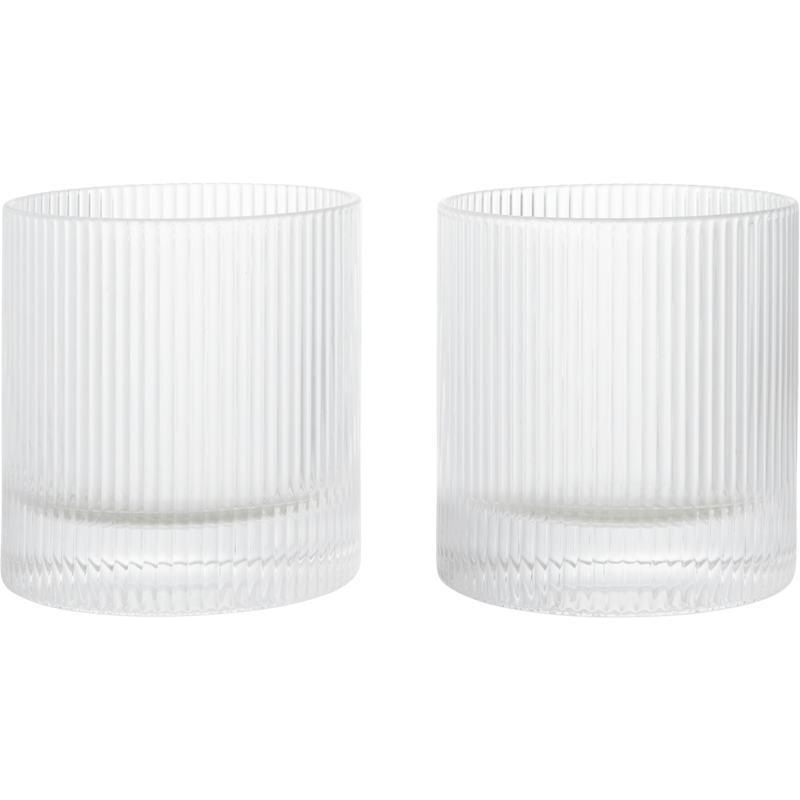 Ripple Drinksglas 2-pak, Klart