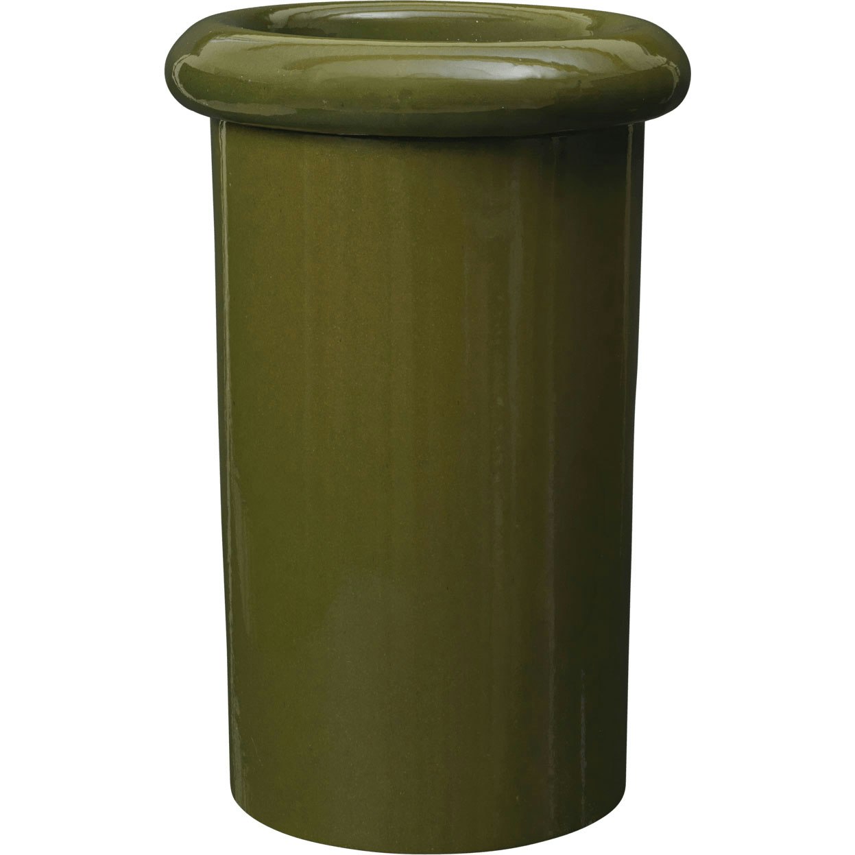 Ferm Living Rollo Krukke 46 Cm Moss Green - Krukker Terrakotta Mosgr&oslash;n - 1104270649