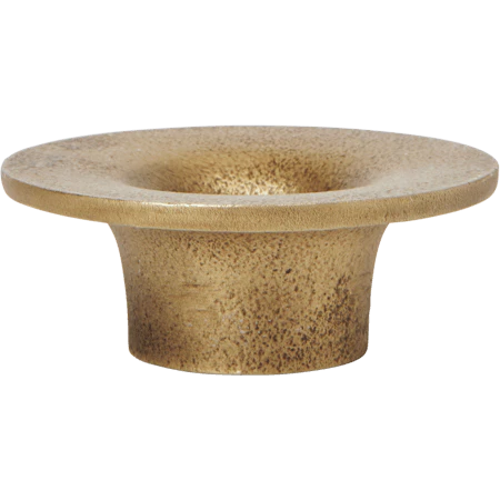 Ferm Living Soothe Lysestage - Lysestager Aluminium Messing - 1104271987