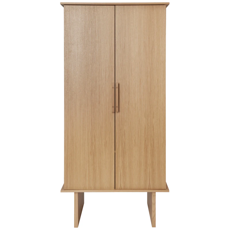 Stilt Garderobeskab, Egetræ