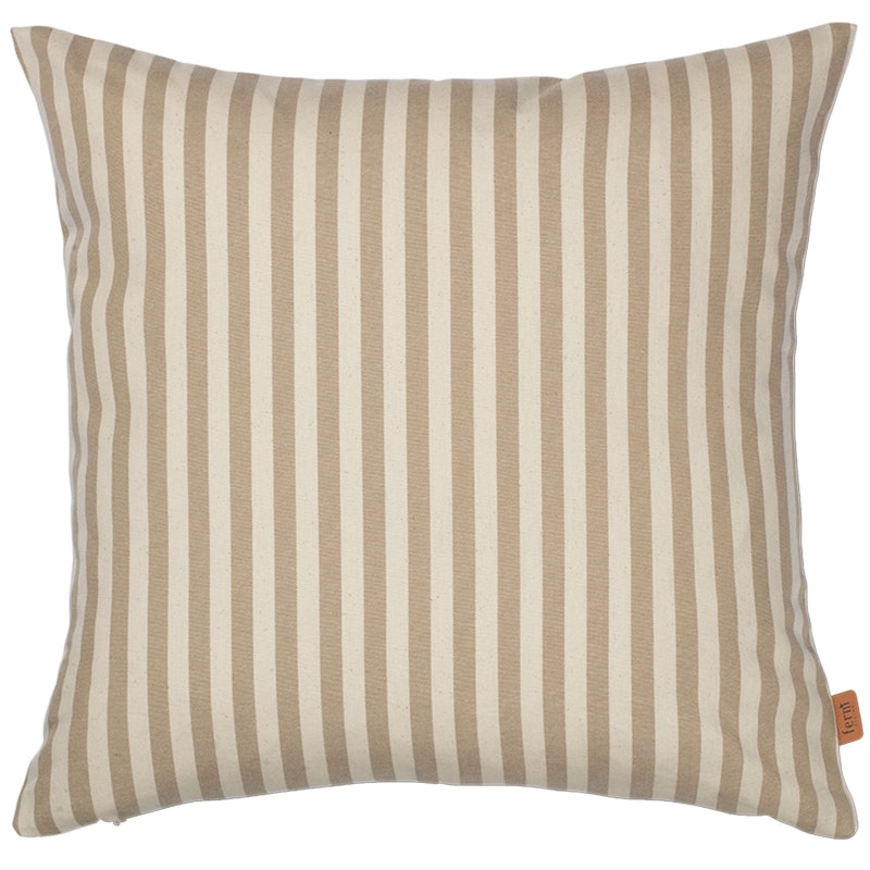 Strand Outdoor Pude 50x50 cm, Sand / Offwhite