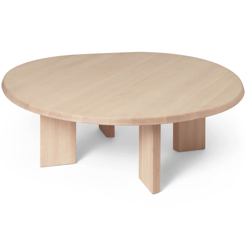 Tarn Coffee Table - Dark Stained Beech Sofabord, White Oiled Beech