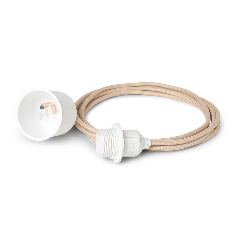 Tekstilledning Pendellampe Sand 4 m
