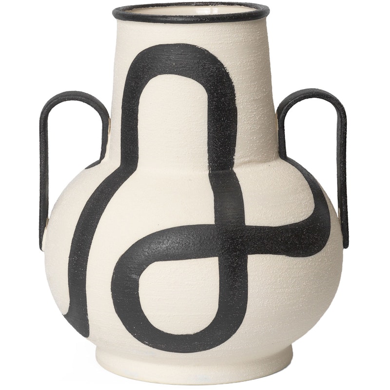 Trace Vase, Offwhite