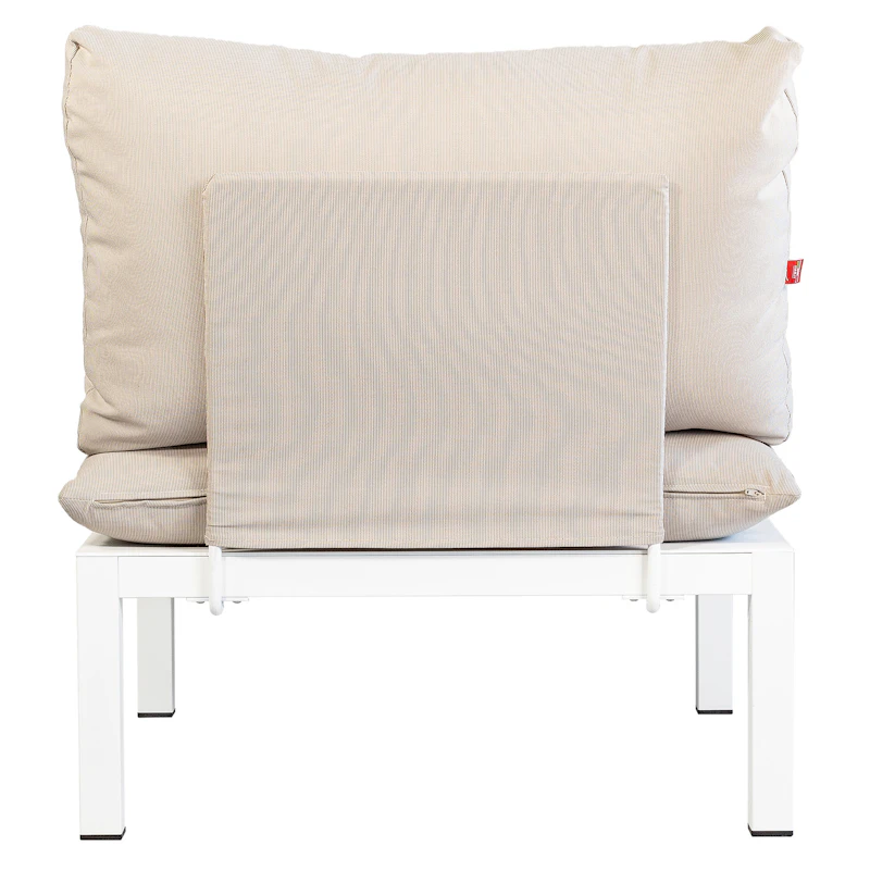 Domino, metal part for backrest/armrest