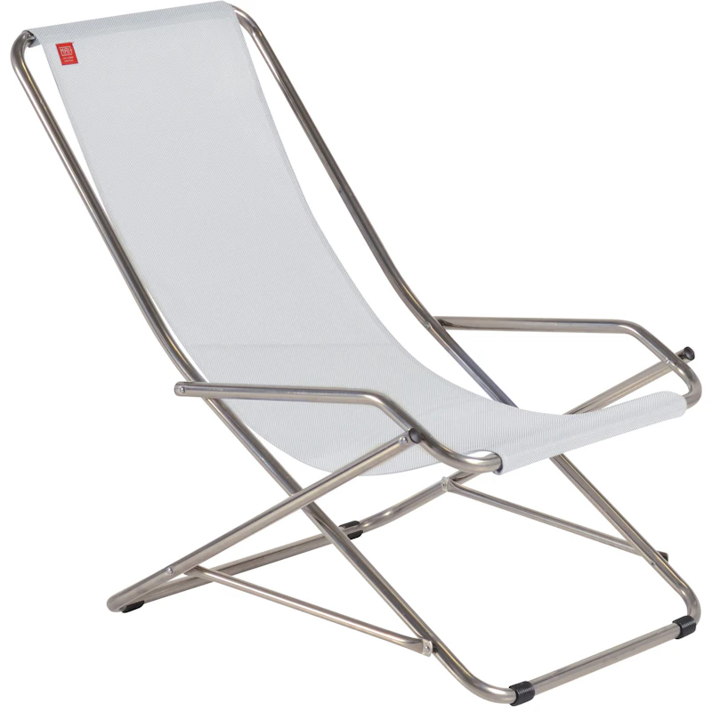 Dondolina Loungestol, White Grey