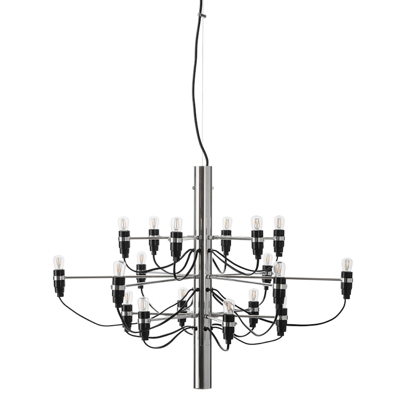 2097/18 Sarfatti Lysekrone LED, Krom