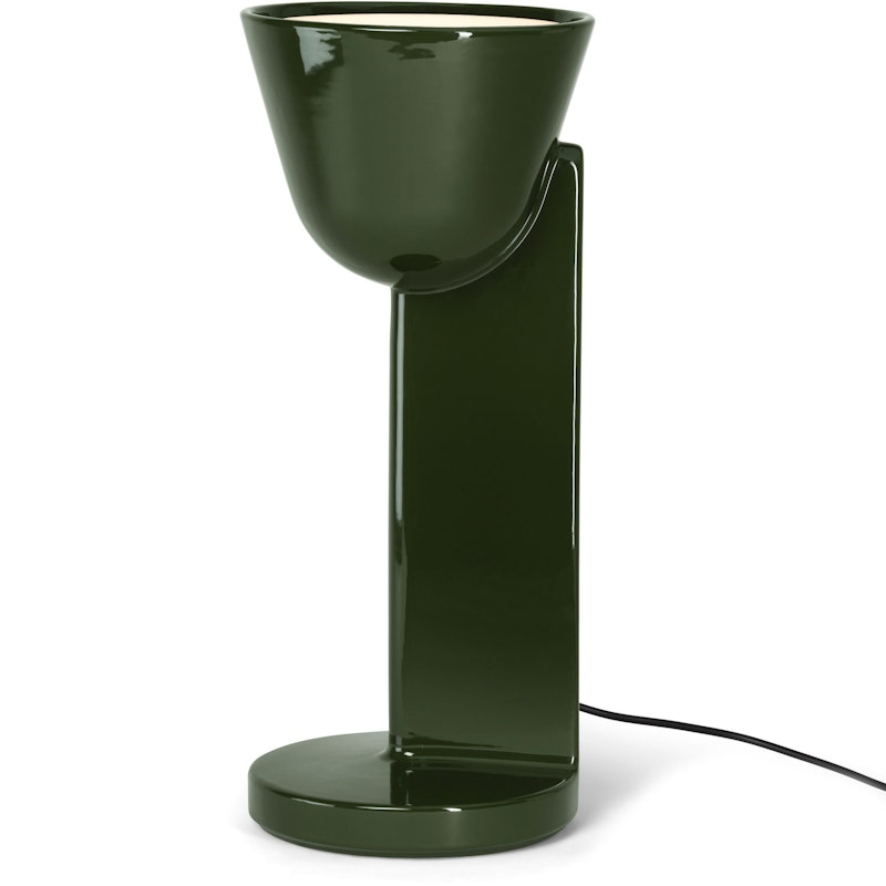 Céramique Up Bordlampe, Moss Green