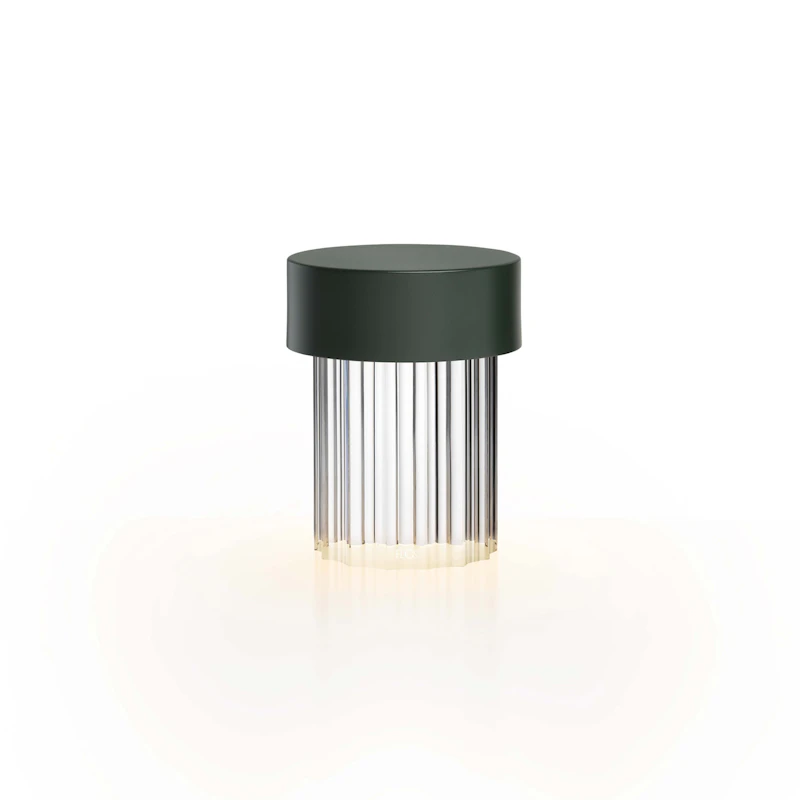 Last Order Fluted Bordlampe, Grøn