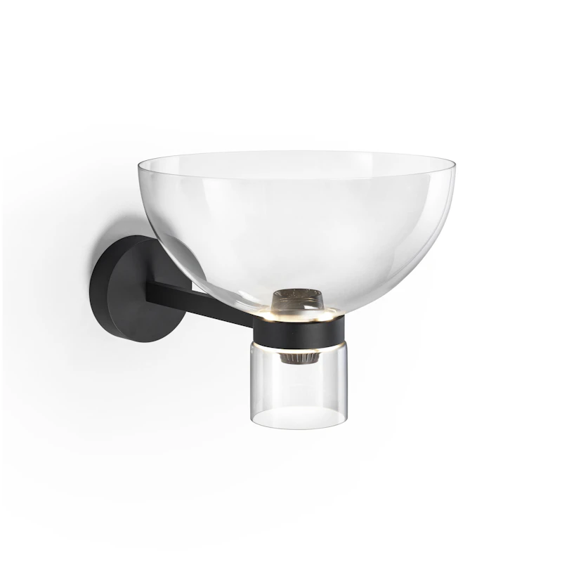 Nocturne Wall Lamp Bowl, Black