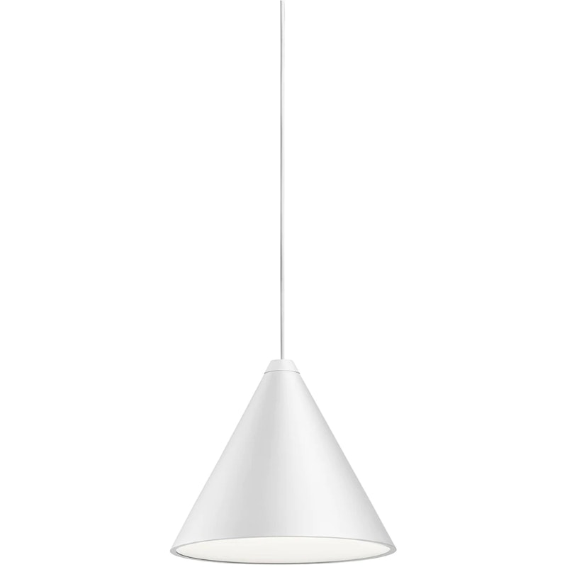 String Light Cone Pendel 12M Dæmpbar Med Casambi, Hvid