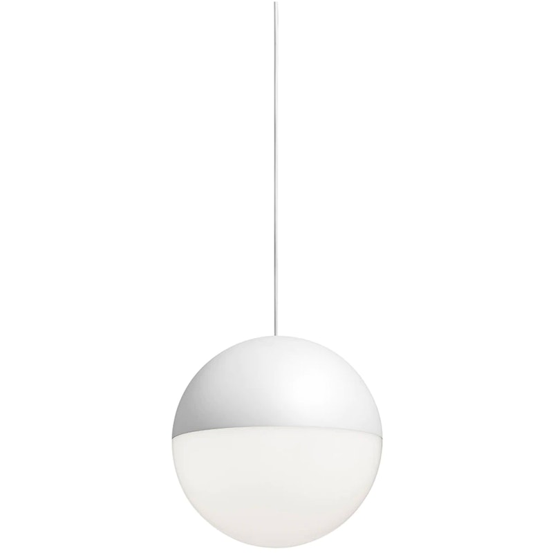 String Light Sphere Pendel 12M Dæmpbar Med Blød Berøring, Hvid