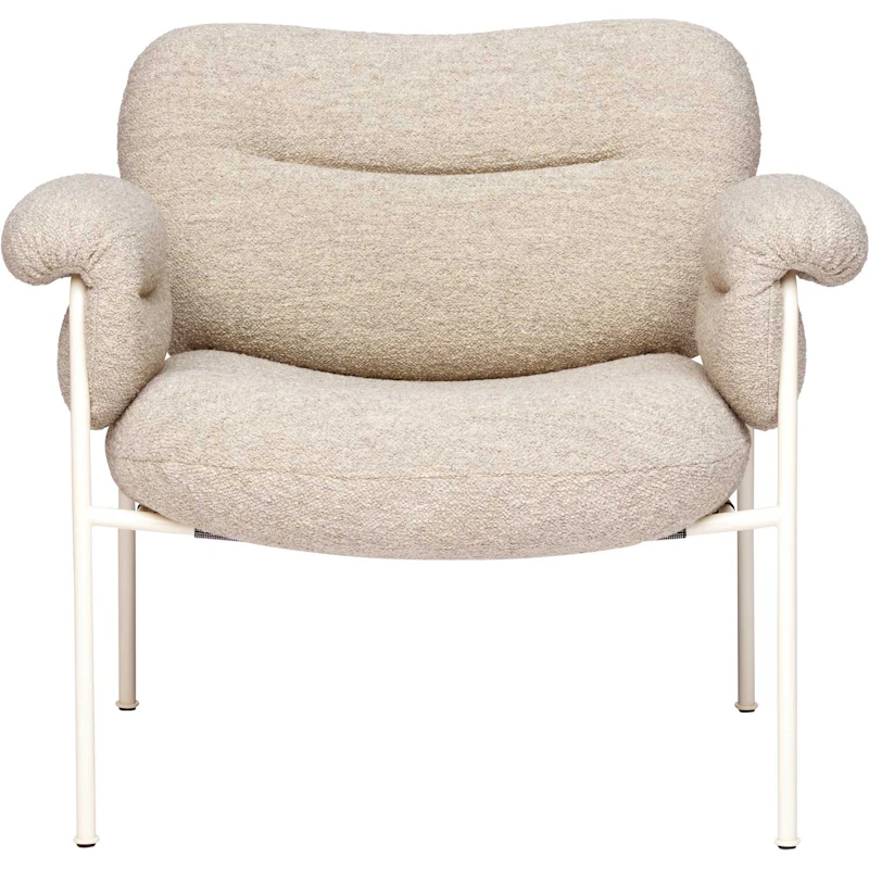 Bollo Lænestol, Pearl White Ben / Stof Barnum Sand