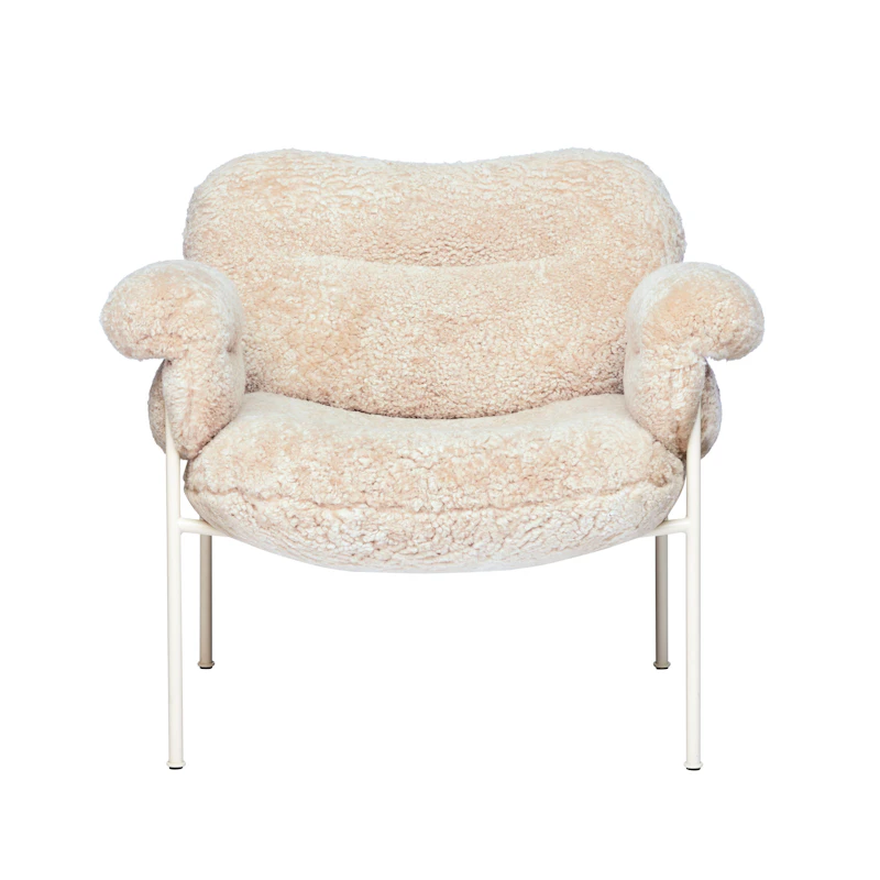 Bollo Lænestol, Pearl White Ben / Fåreskind Mohawi
