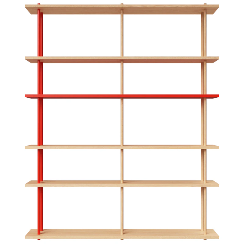 Bond Shelf W206, Ash / Red