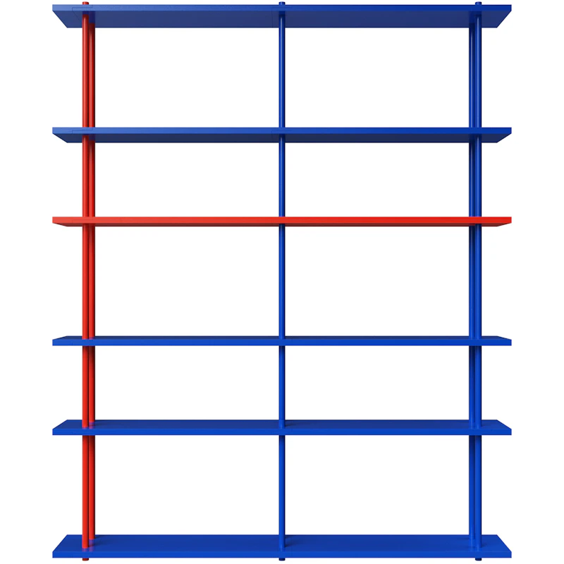 Bond Shelf W206, Blue/Red