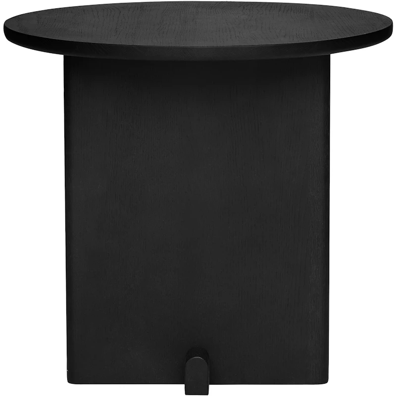 Koku Sidebord Rundt, Sortbejdset Egetræ