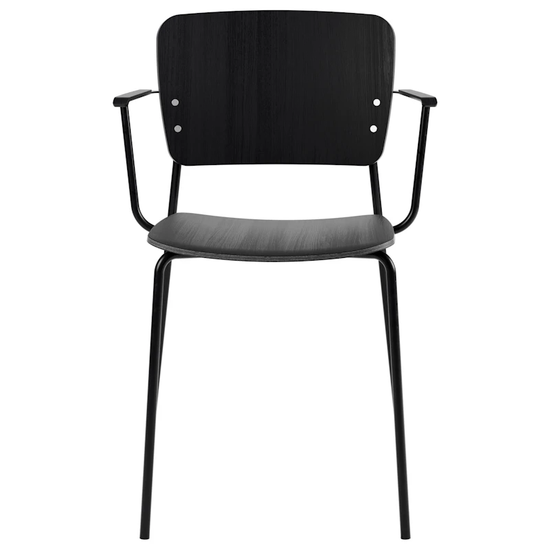 Mono, Black Meta/armrests/ Stained Oak Black