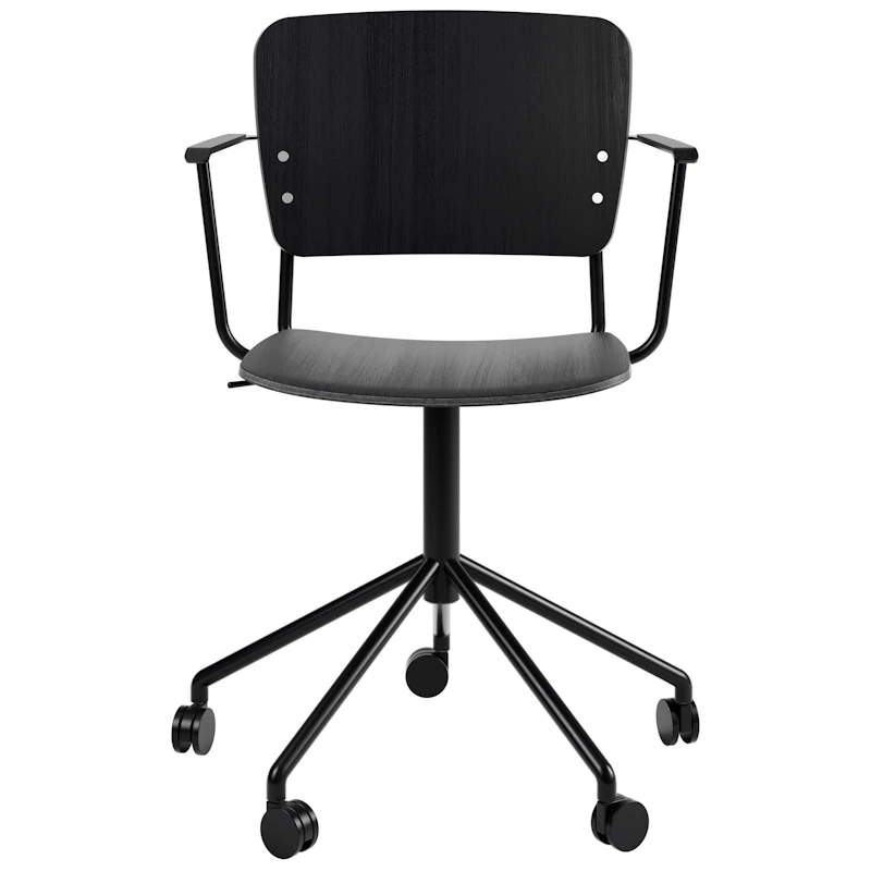 Mono, black Swivel adjustable/armrests/ Oak Black