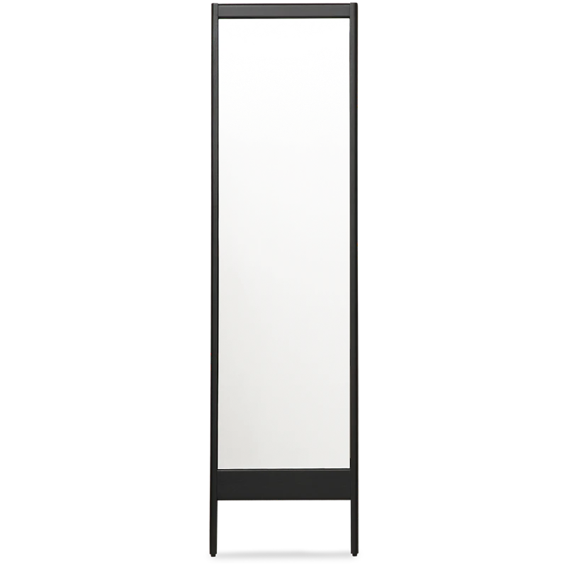 A Line Spejl 52x195 cm, Sort Eg