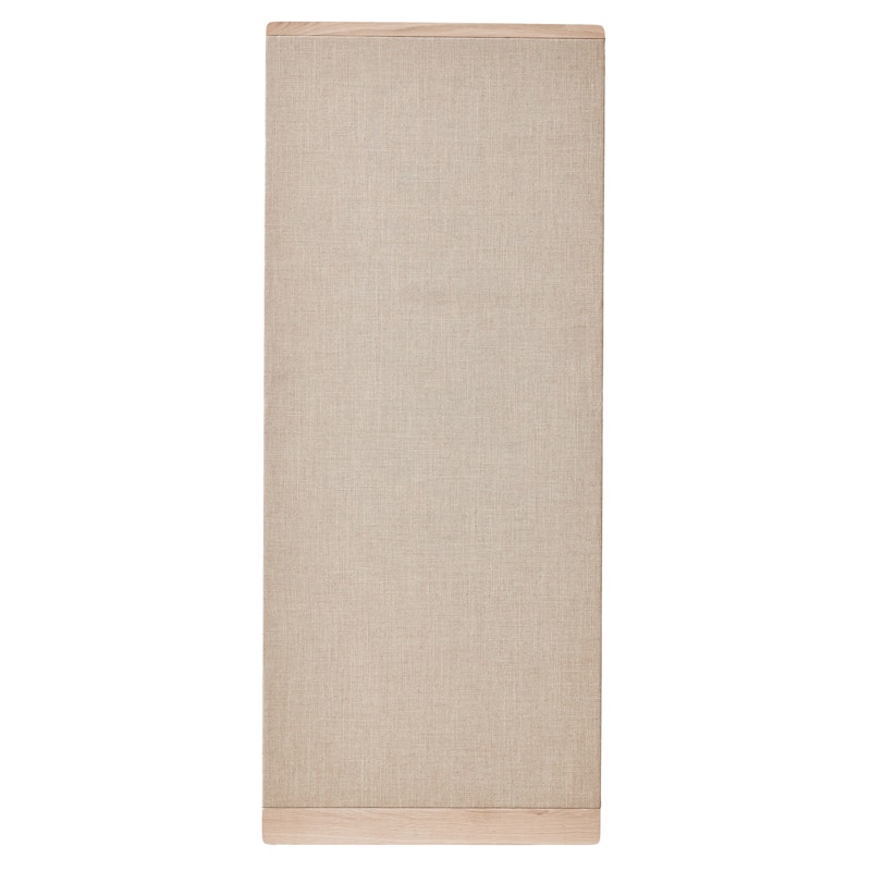 Rim Opslagstavle 60x145 cm, Hvidolieret Eg