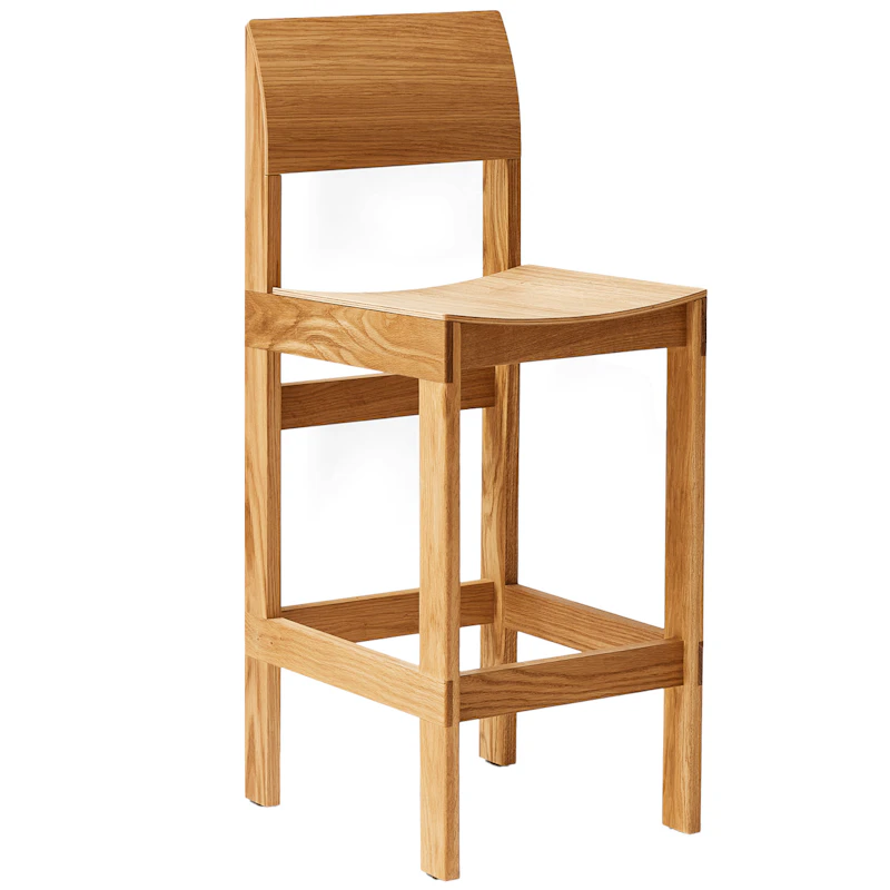 Sonder Barstol 65 cm, Egetræ