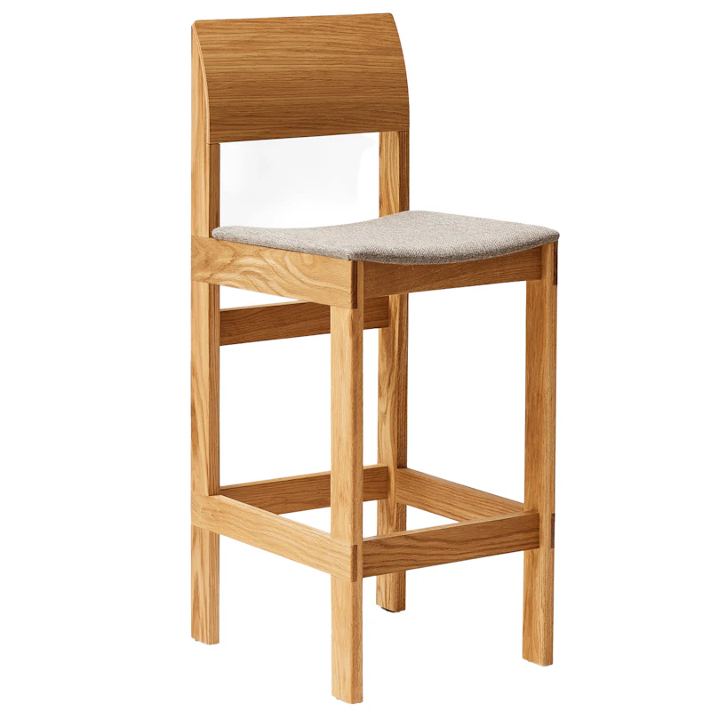 Sonder Barstol 65 cm, Egetræ / Hallingdal 65