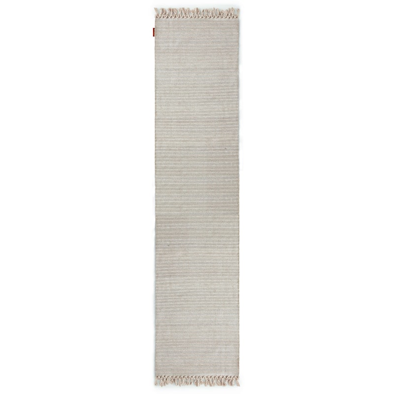 Bold Fringe Tæppe 70x300 cm, Ivory