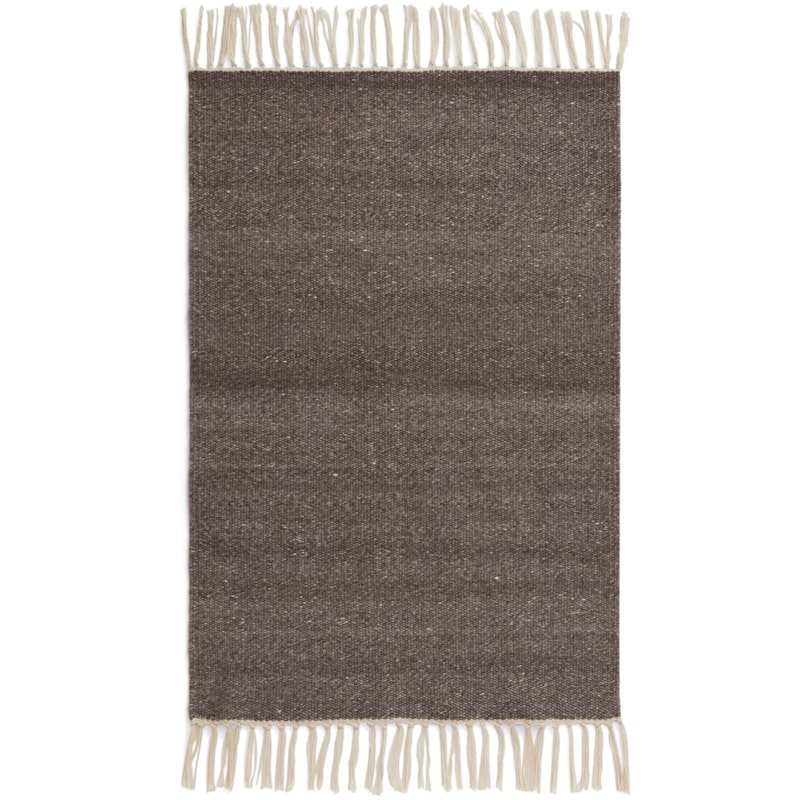 Fringe Tæppe 60x90 cm, Muldvarpefarvet