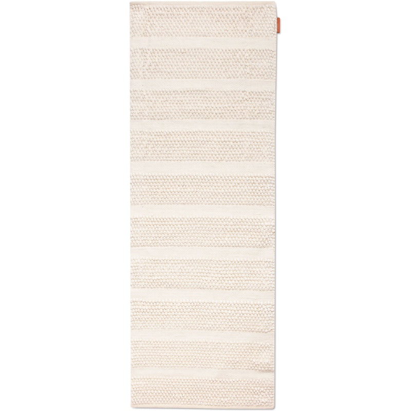 Lacuna Tæppe 70x200 cm, Hvidt