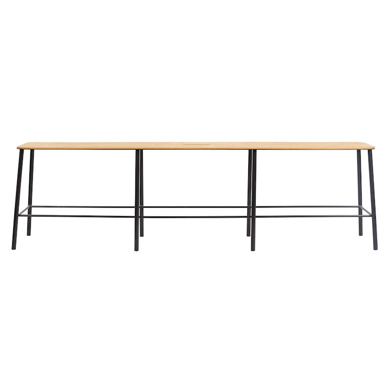 Adam Bænk 160cm, Sort/Eg