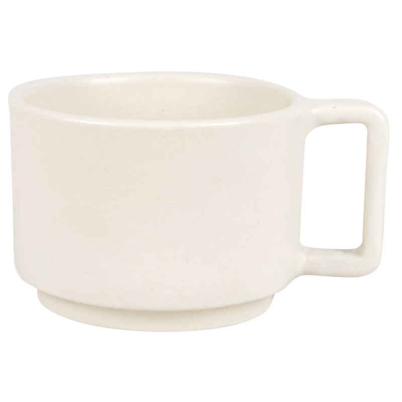 Mug Black With Handle Krus Naturligt