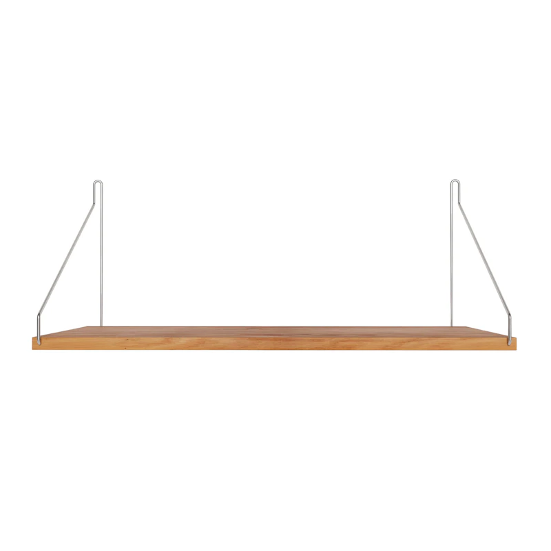 Single Hylde 27x60 cm, Eg / Rustfrit Stål