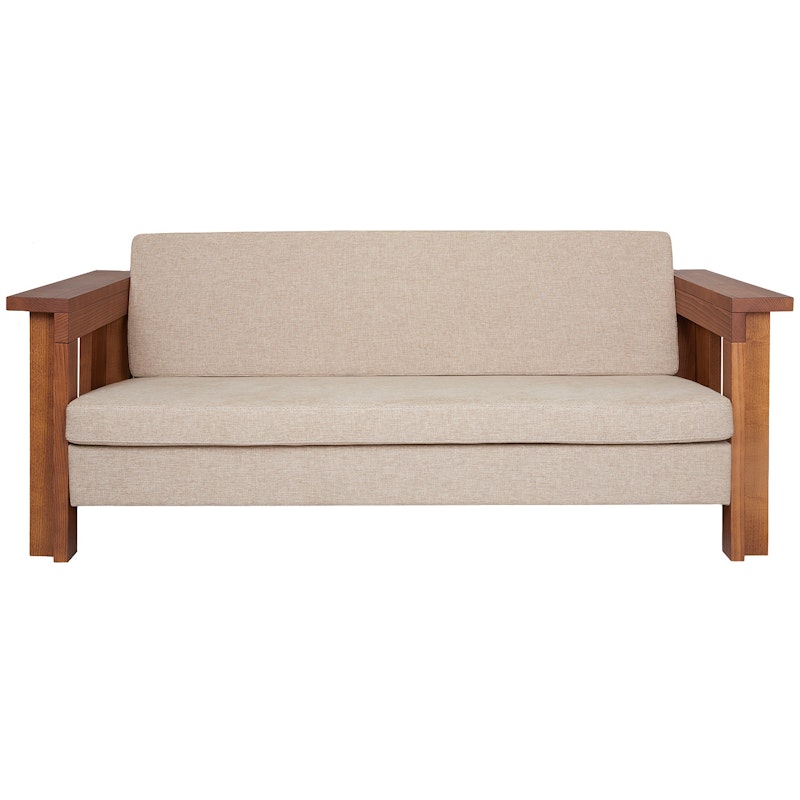 Symmetry 2-Personers Sofa, Oat / Olieret Ask