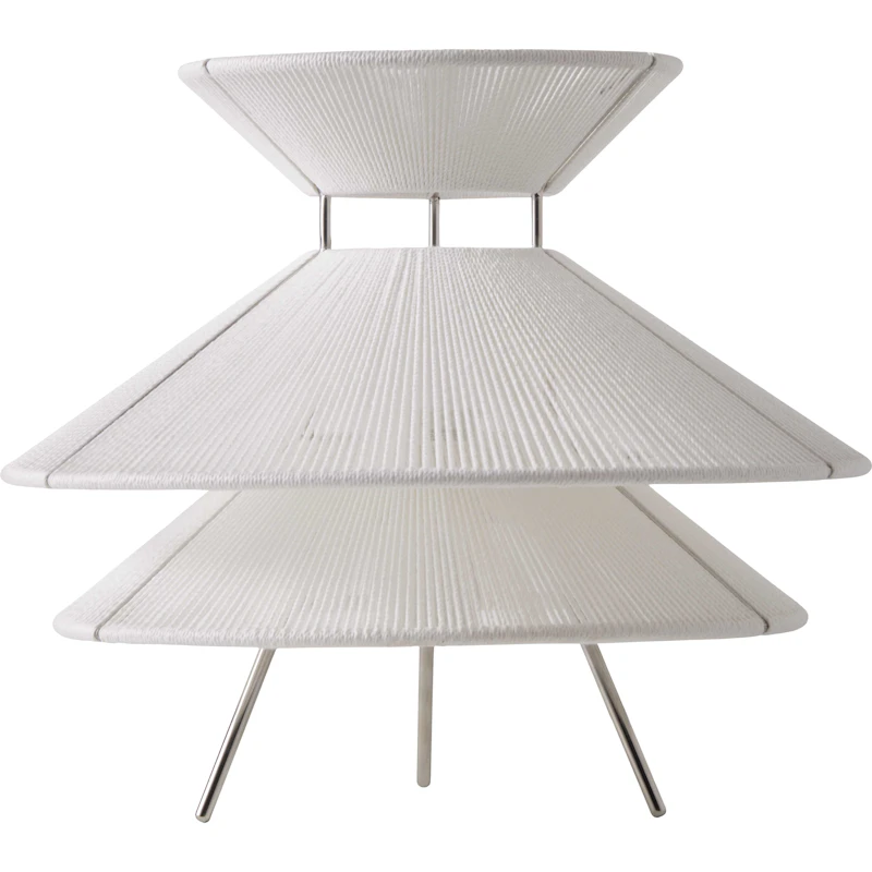 Kiku Bordlampe 35,5 cm, Hvid