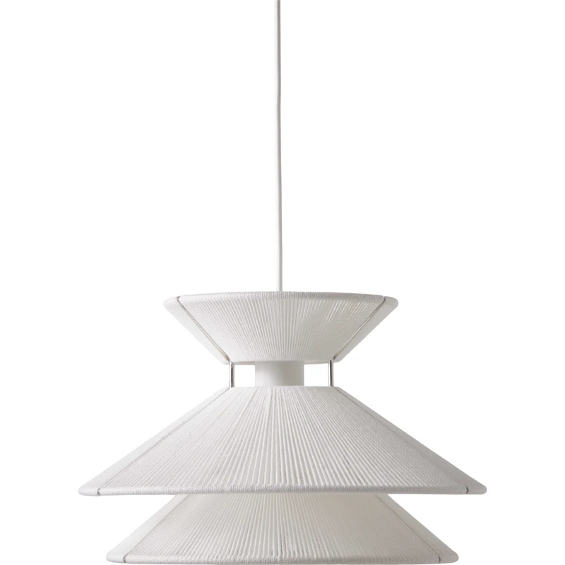 Kiku Pendel 35,5 cm, Hvid