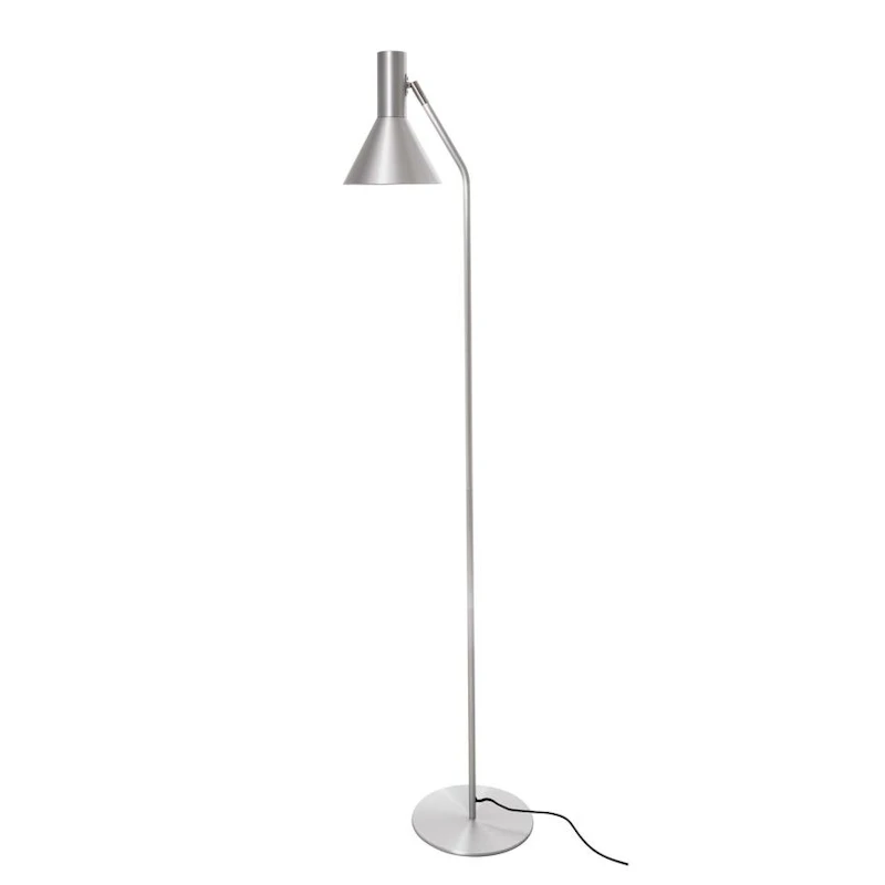 Lyss Gulvlampe Børstet Aluminium