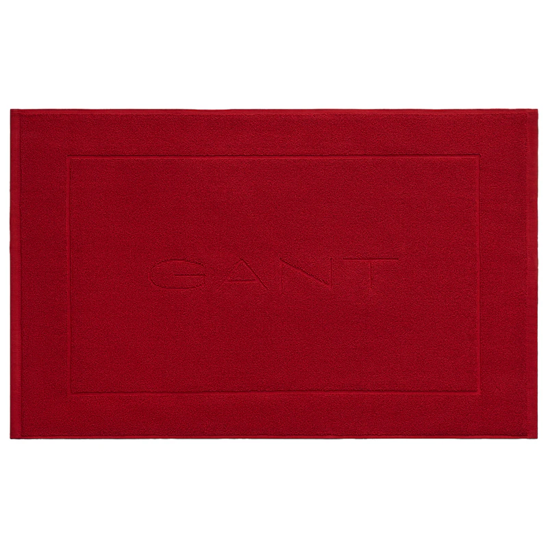 Bademåtte 50x80 cm, Mørkerød